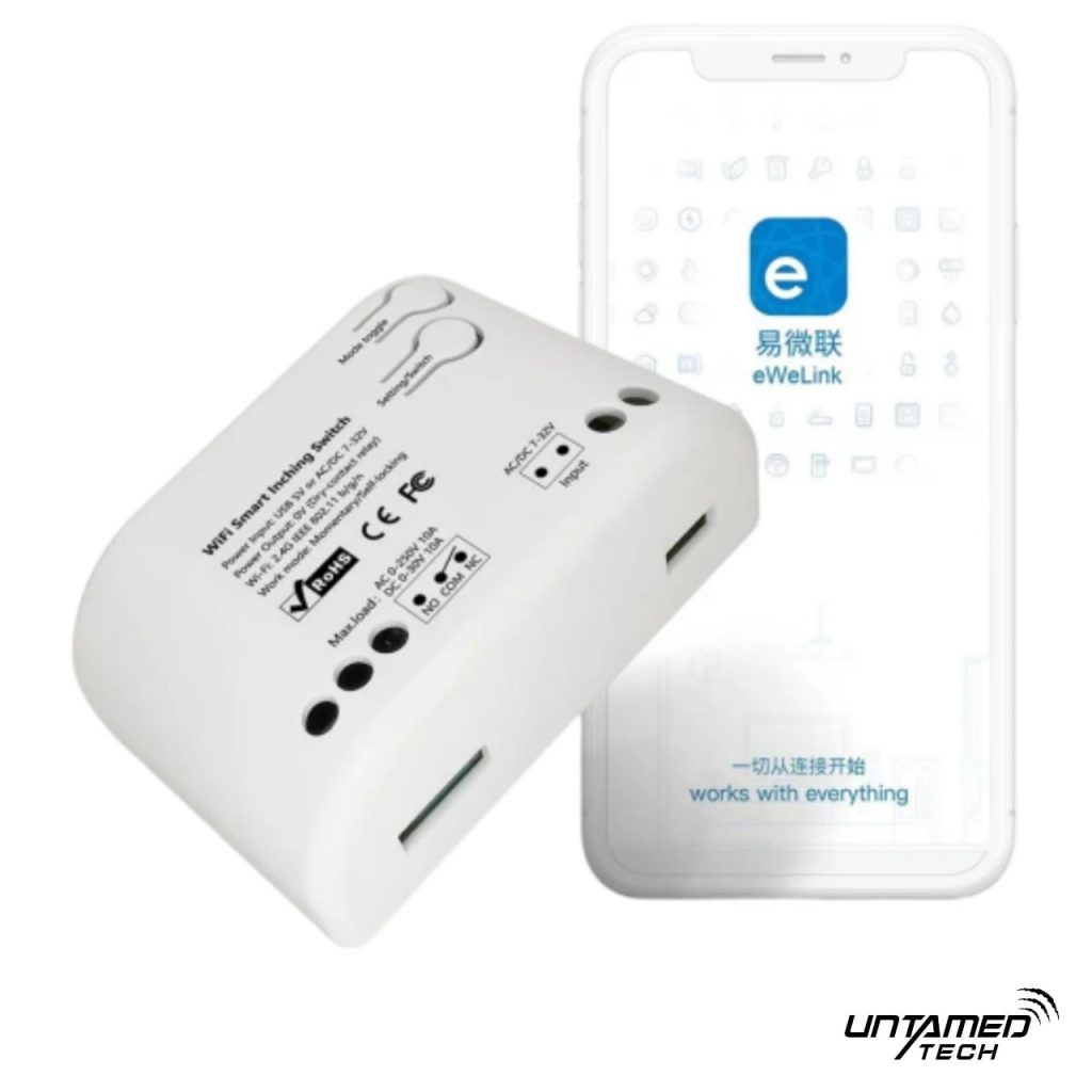 Sonoff Wi-Fi relay for an existing South African gate motor