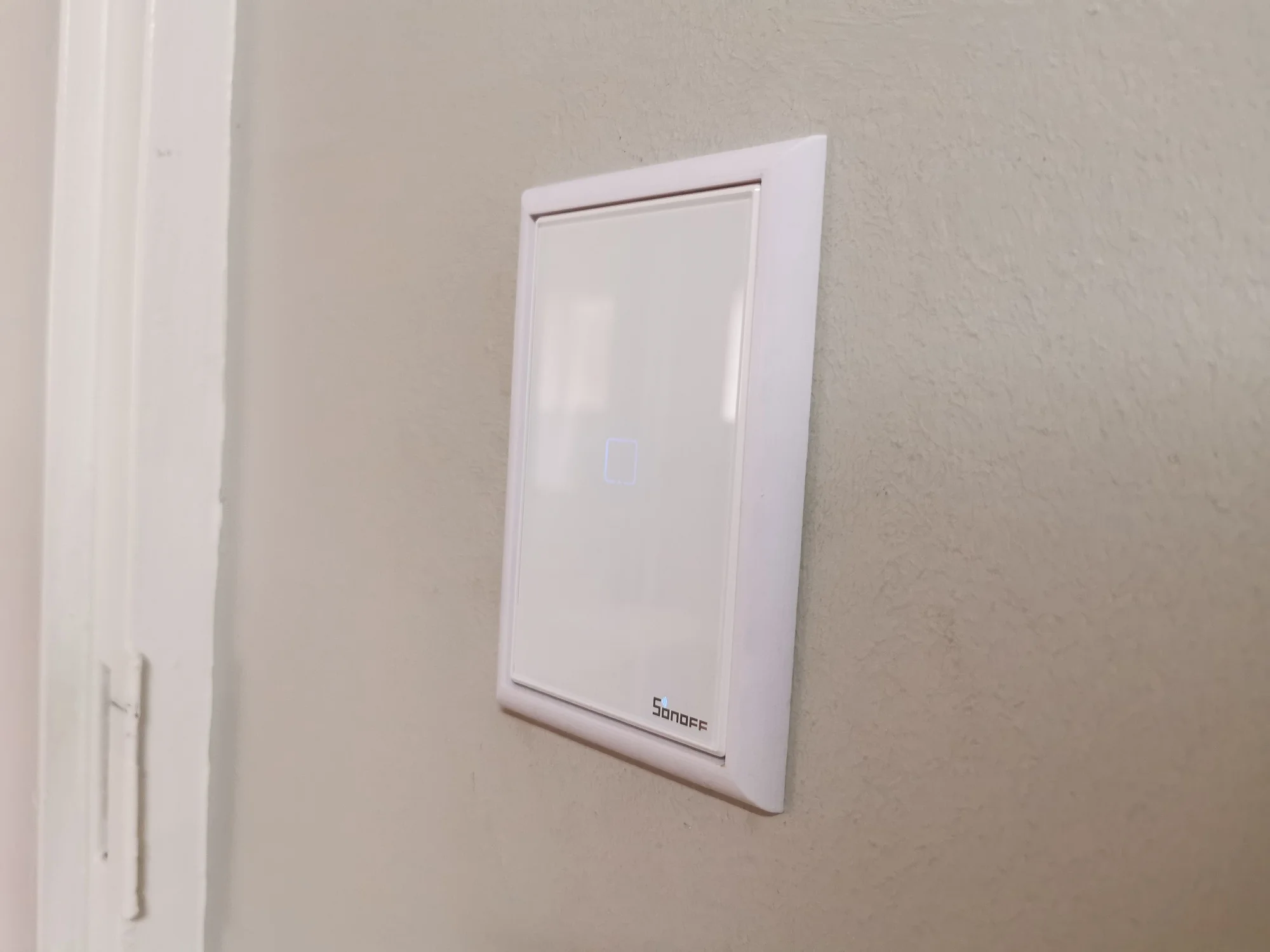 Border/Frame for Sonoff T6 Light Switches (White) 3D Printed - Image 2