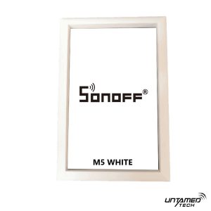 Border Frame for Sonoff M5 - NS Panel Light Switches 3D Printed (White)