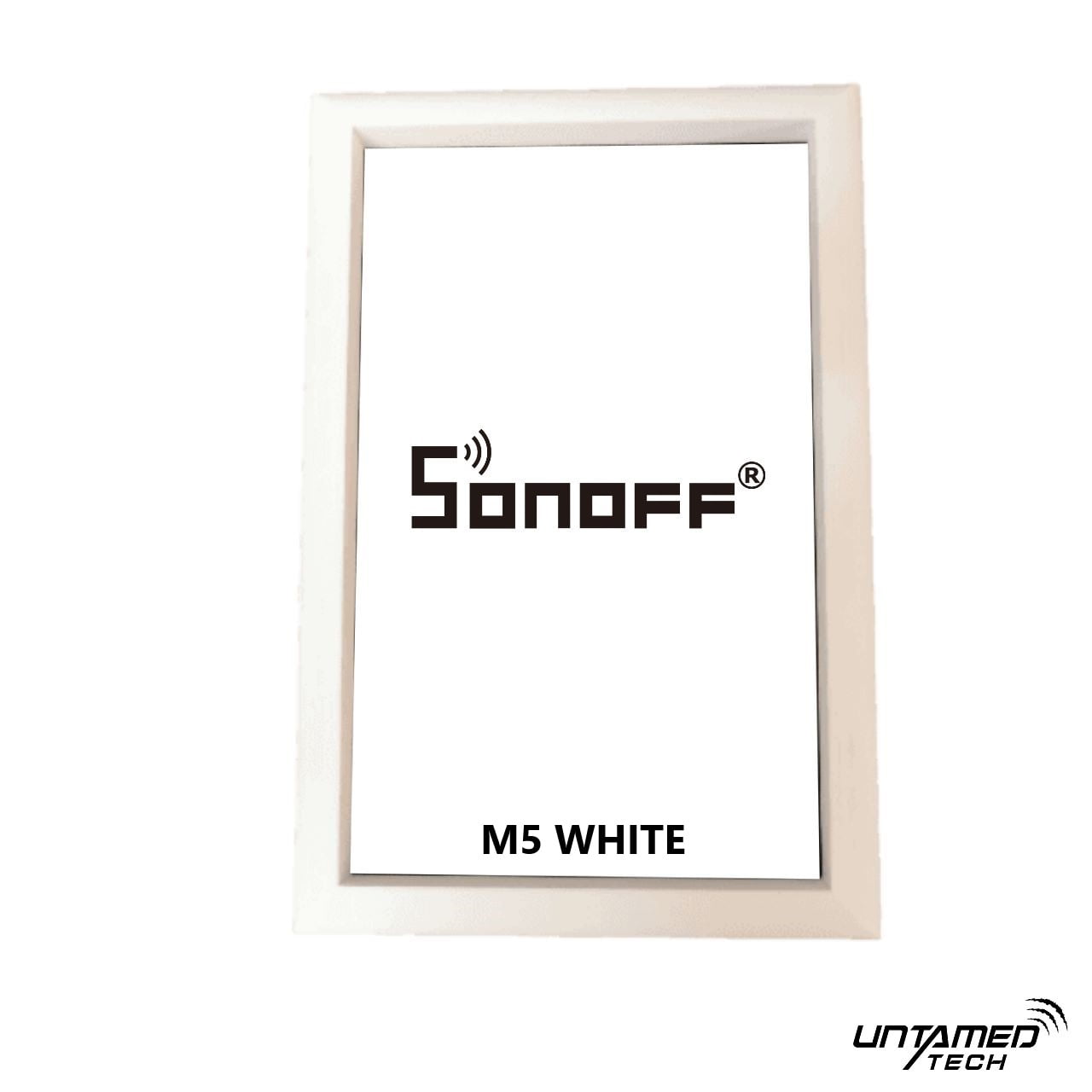 Border Frame for Sonoff M5 - NS Panel Light Switches 3D Printed (White)