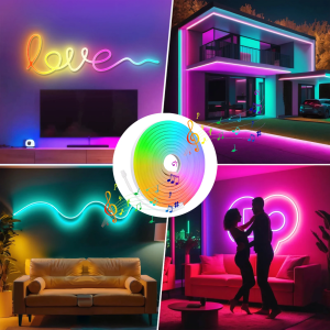 Neon Rope Light Tuya 5m RGBIC WiFi