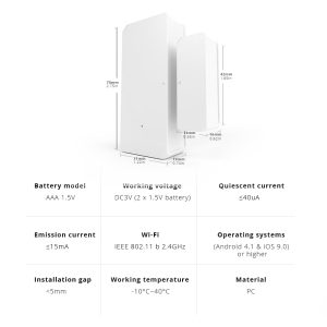 SONOFF DW2 WiFi Wireless Door/Window Sensor