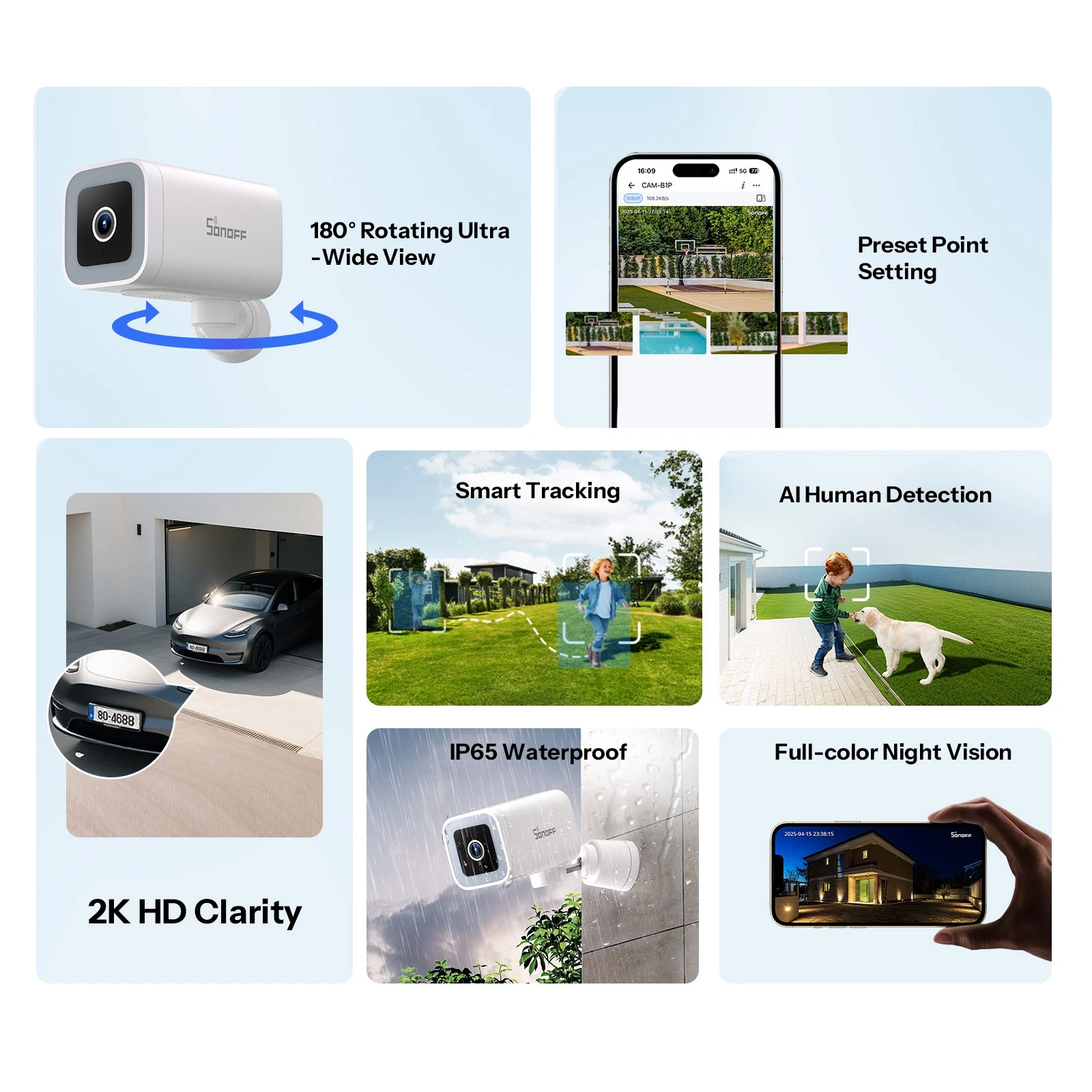 SONOFF Outdoor Smart Security Camera CAM-B1P - Image 6