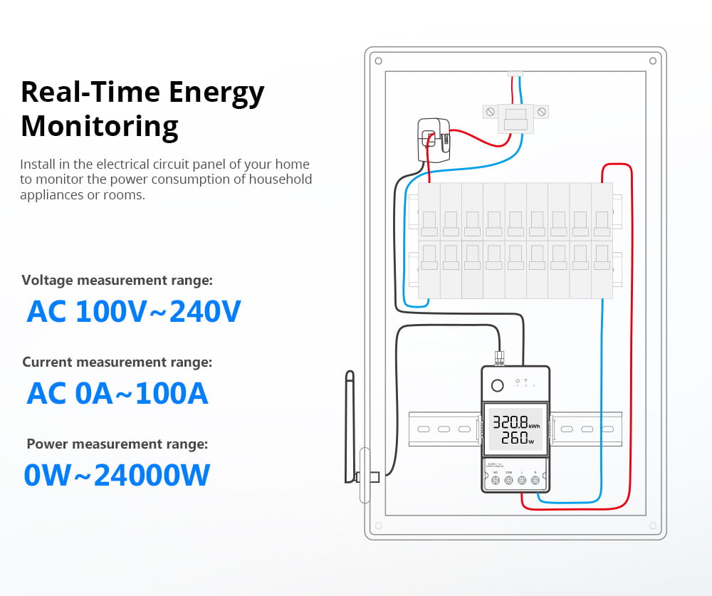 SONOFF POW Ring Smart Power Meter POWCT - Image 6