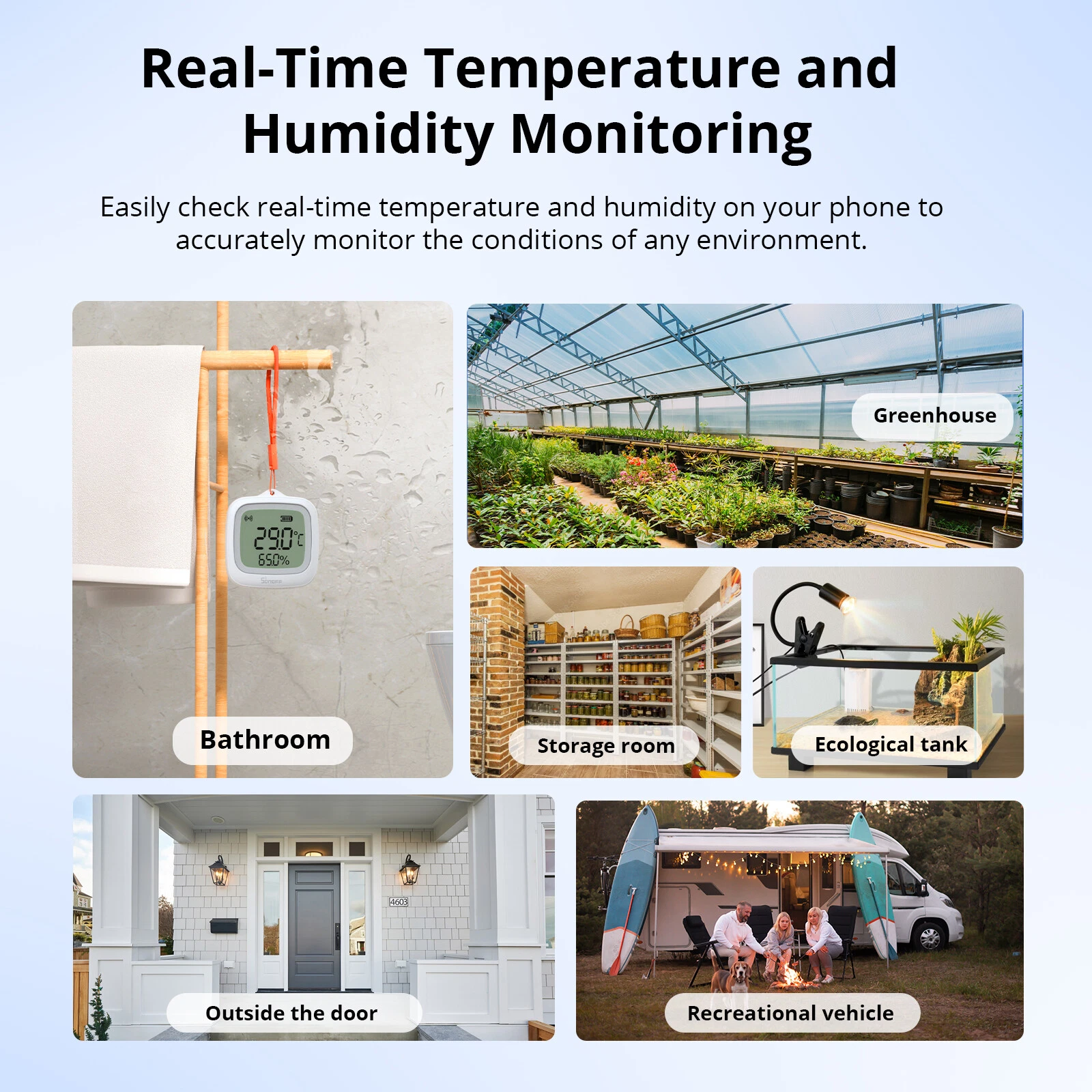SONOFF SNZB-02WD IP65 Zigbee LCD Smart Temperature Humidity Sensor - Image 3