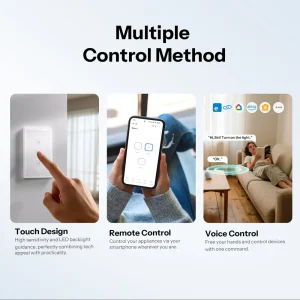 SONOFF TX Gen2 Smart Touch Light Switch 2CH | T6