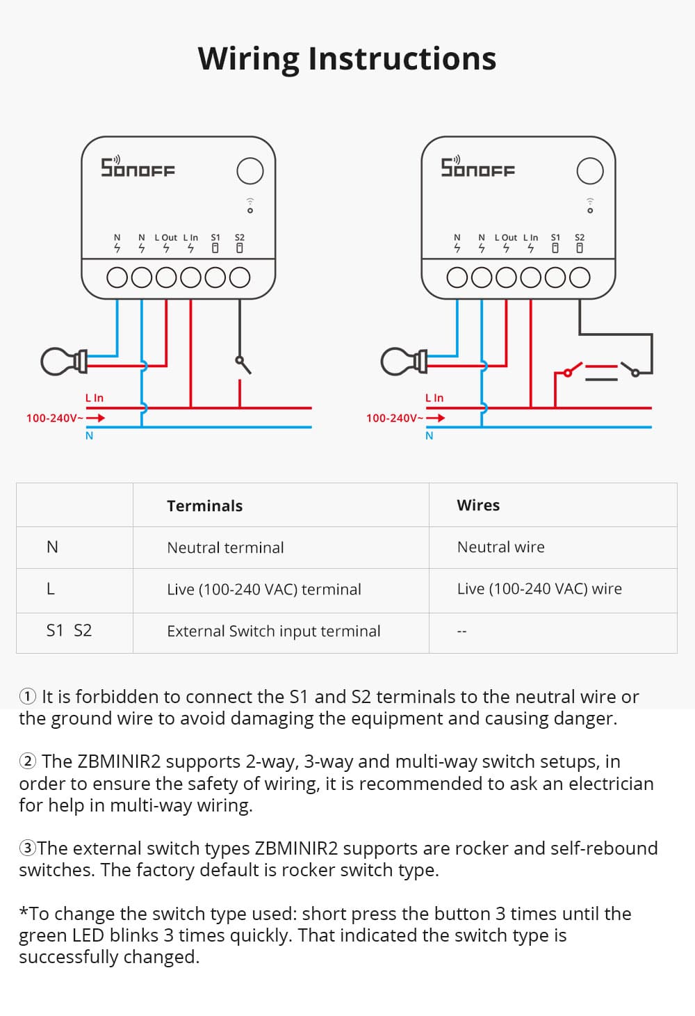 SONOFF ZBMINI R2 Extreme Zigbee Smart Switch (Neutral Wire Required) - Image 3
