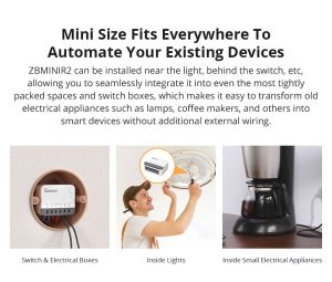 SONOFF ZBMINI R2 Extreme Zigbee Smart Switch (Neutral Wire Required)