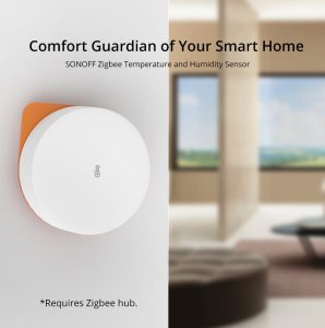 SONOFF Zigbee Temperature and Humidity Sensor SNZB-02P (Battery Included)