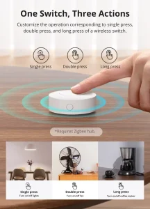 SONOFF Zigbee Wireless Switch SNZB-01P (Battery included)