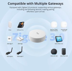 SONOFF Zigbee Temperature and Humidity Sensor SNZB-02P (Battery Included)