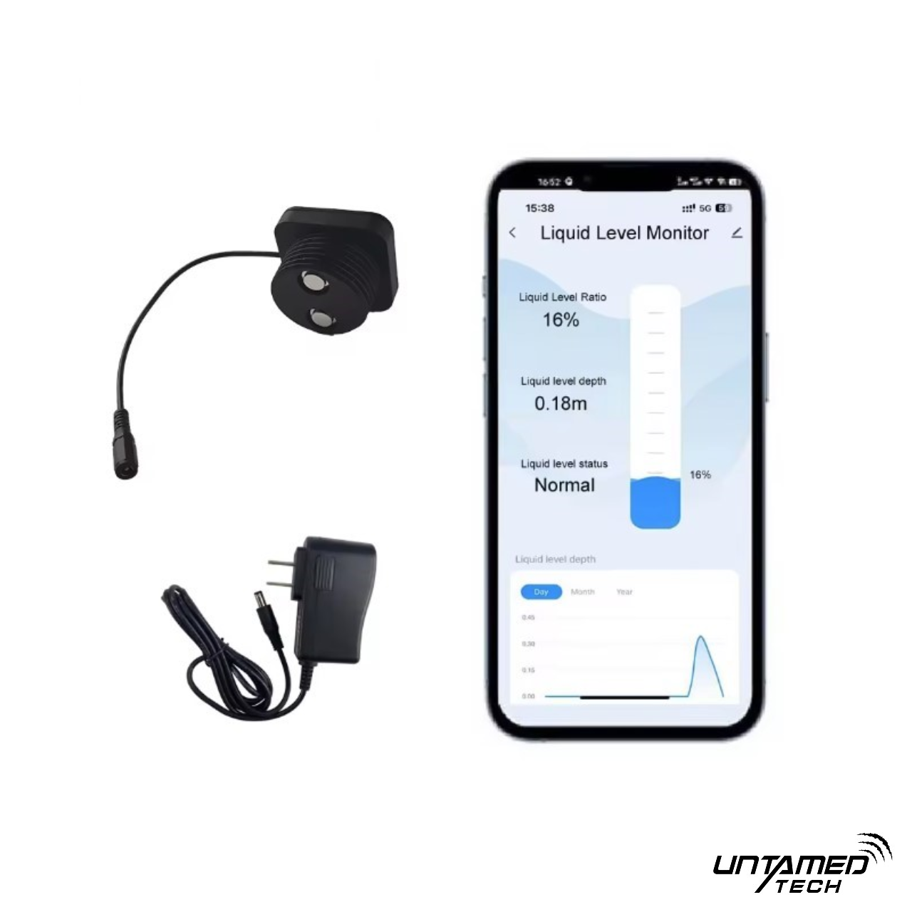 Smart WiFi Water Tank Liquid Level Monitor Tuya