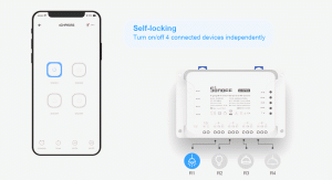 Sonoff 4CH Pro R3 WiFi Smart Switch with RF (dc and ac)