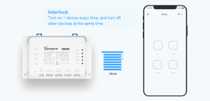 Sonoff 4CH Pro R3 WiFi Smart Switch with RF (dc and ac)