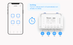 Sonoff 4CH Pro R3 WiFi Smart Switch with RF (dc and ac)