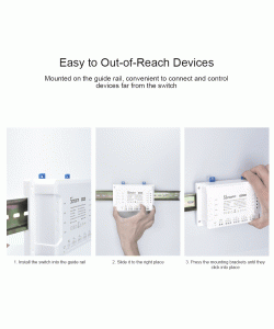 Sonoff 4CH Pro R3 WiFi Smart Switch with RF (dc and ac)