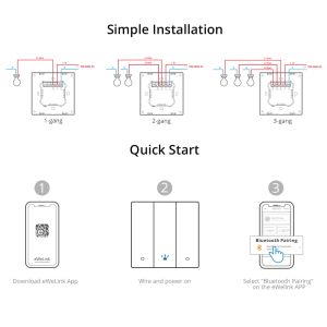 Sonoff M5 Smart WiFi Light Switch 2CH