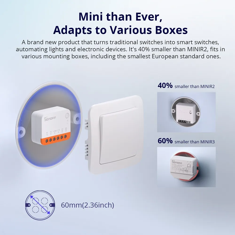 Sonoff Mini R4 - Extreme Wi-Fi Smart Switch - Image 3