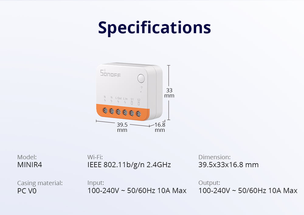 Sonoff Mini R4 - Extreme Wi-Fi Smart Switch - Image 13