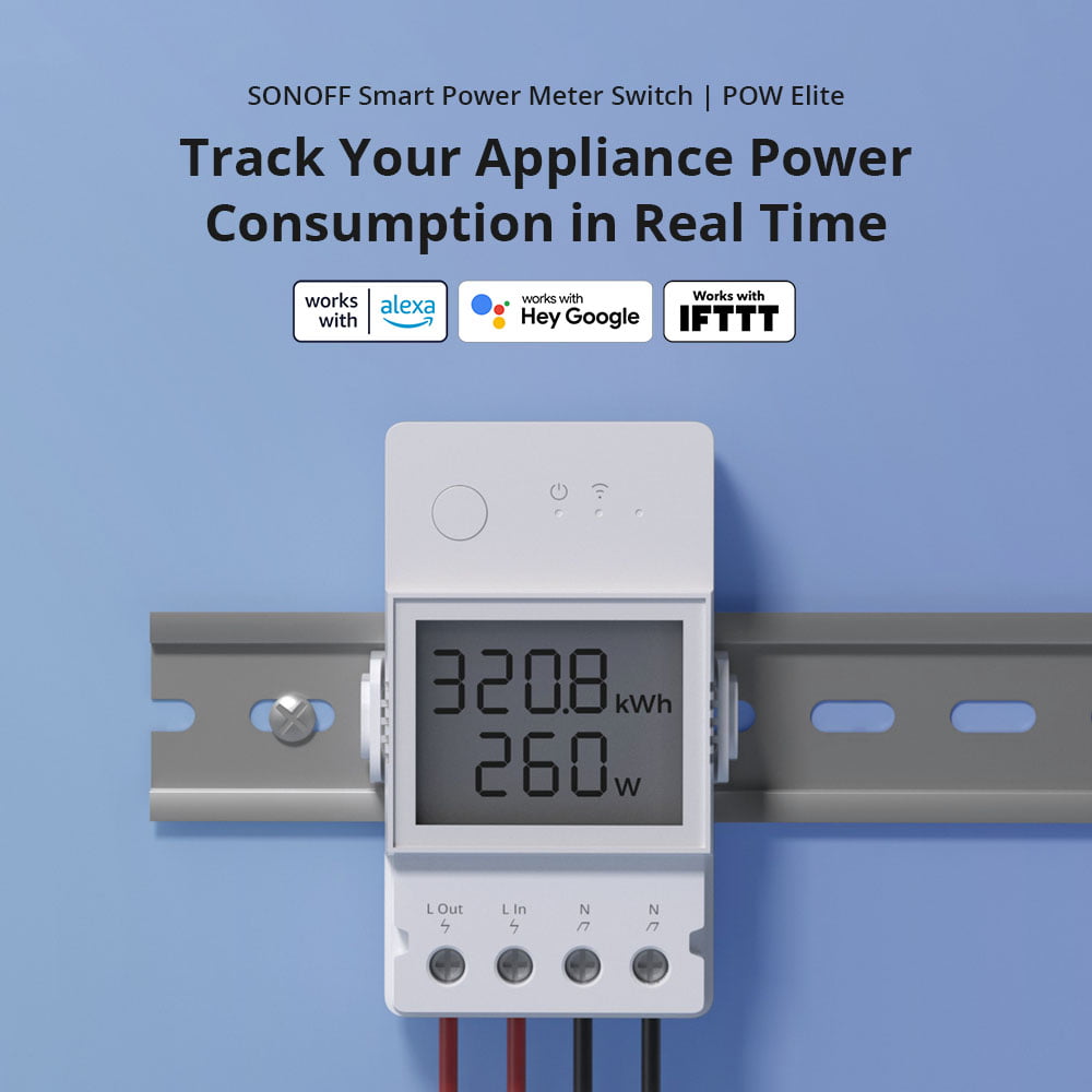 Sonoff POW Elite Pool/Geyser Timer 20A Smart WIFI Power Monitoring Switch R320D - Image 2