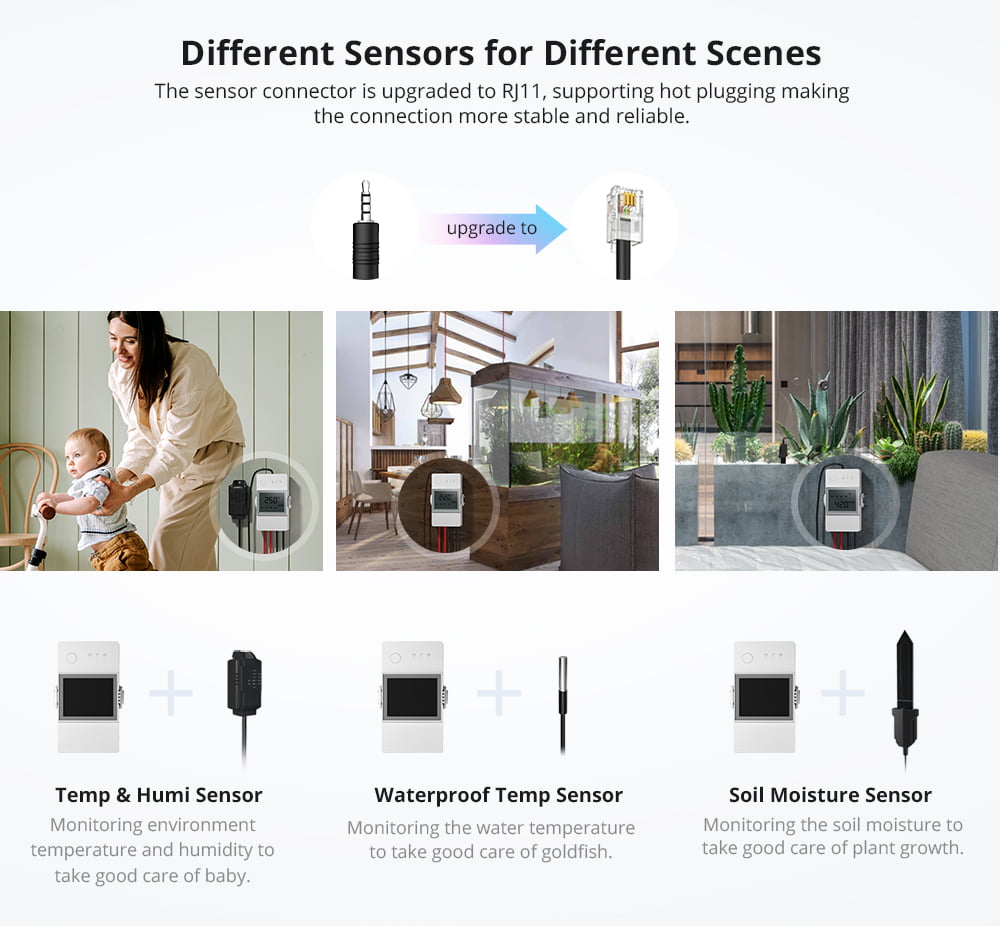 Sonoff TH20 Elite 20A WIFI Temperature Humidity Smart Switch (sensor not included) - Image 5