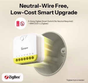 Sonoff ZBMini 2CH Duo L (No Neutral)