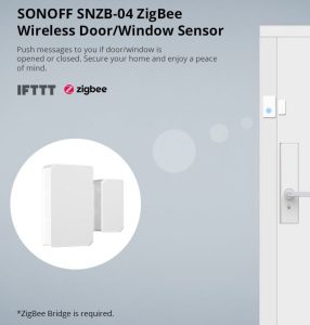 SONOFF Zigbee Door Window Sensor SNZB-04P (Battery included)