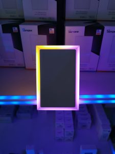 Border Frame for Sonoff TX Ultimate T5 Light Switches (White) 3D Printed