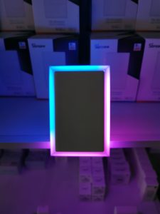 Border Frame for Sonoff TX Ultimate T5 Light Switches (White) 3D Printed