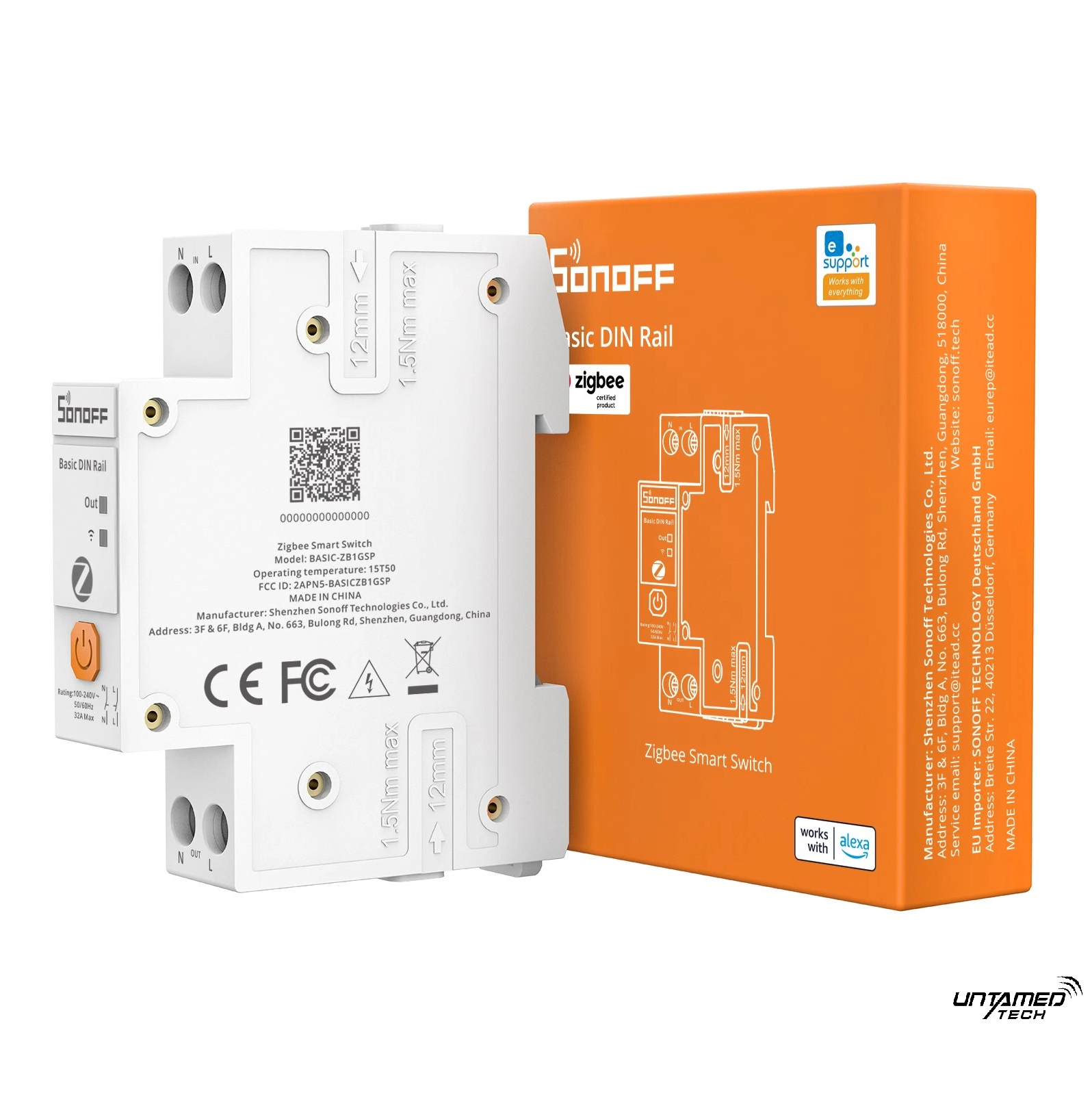 SONOFF Basic DIN Rail 32A Zigbee Smart Switch BASIC-ZB1GSP