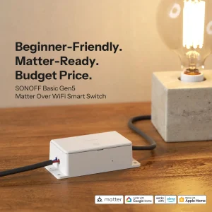 SONOFF Basic R5 — Matter WiFi Smart Switch (BASIC-1GS) Gen 5