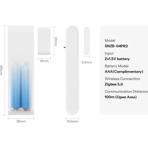SONOFF Zigbee DW Gen2 — Zigbee Door & Window Sensor (SNZB-04PR2)