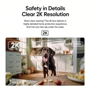 Eufy Indoor Cam C220 – 2K 360° Pan-Tilt Indoor Security Camera with AI Tracking
