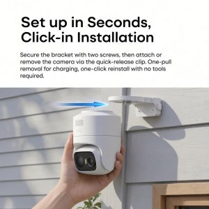 eufyCam C37 2K Smart Security Camera CCTV with Solar panel