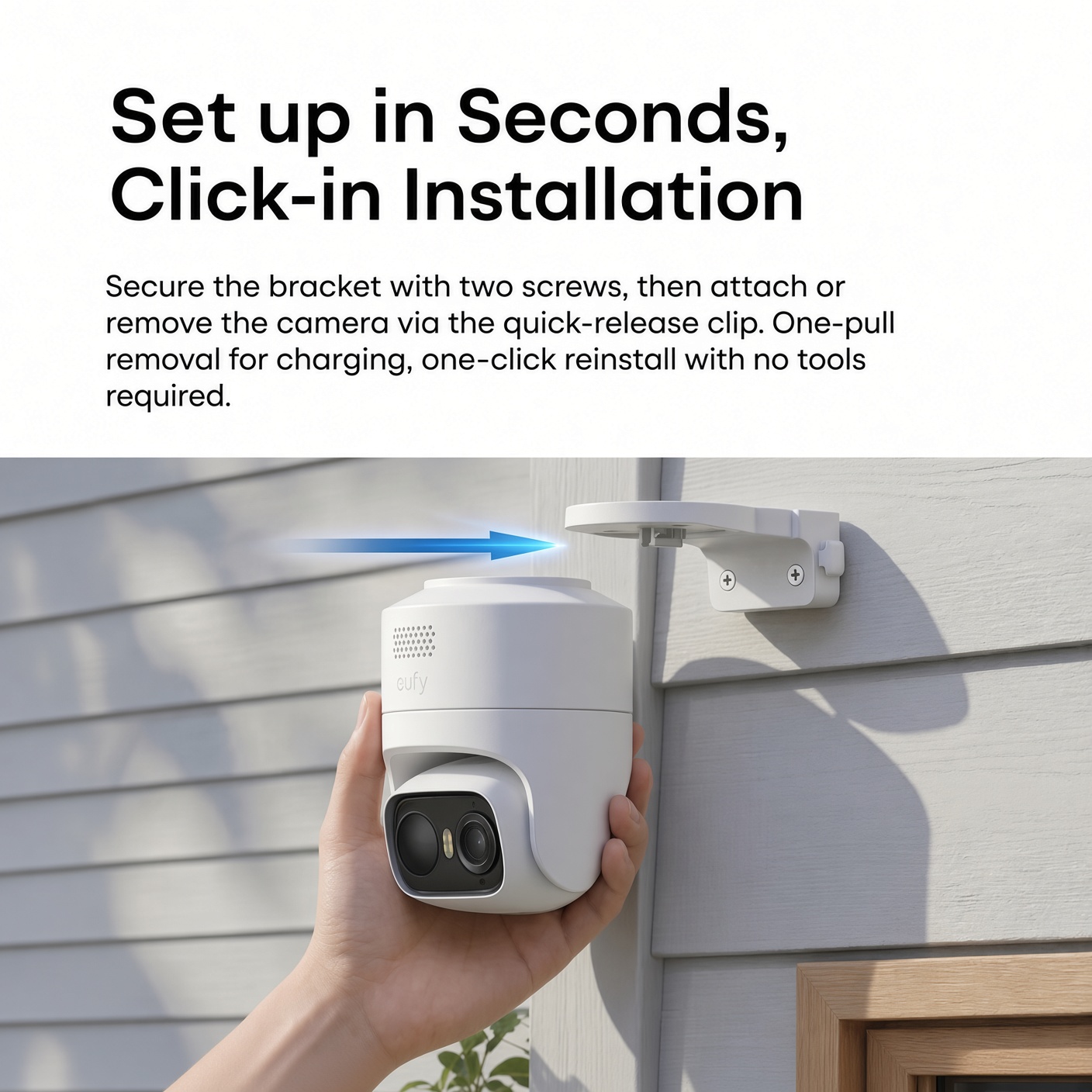 eufyCam C37 2K Smart Security Camera CCTV with Solar panel