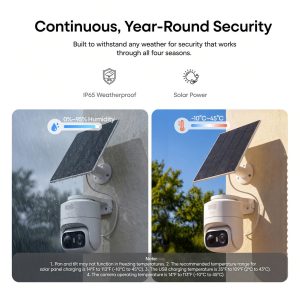 eufyCam C37 2K Smart Security Camera CCTV with Solar panel