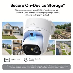 eufyCam C37 2K Smart Security Camera CCTV with Solar panel