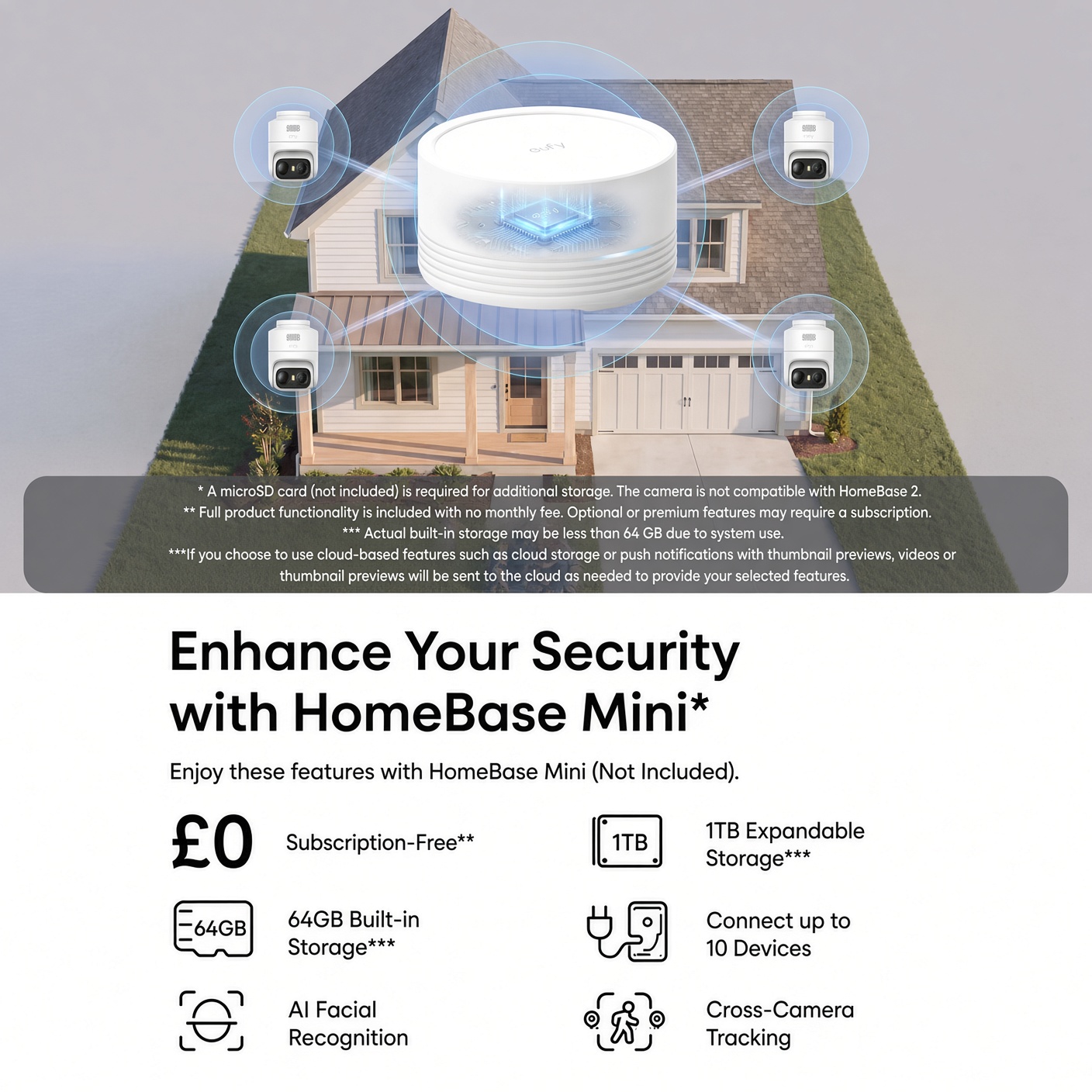 eufyCam C37 2K Smart Security Camera CCTV with Solar panel